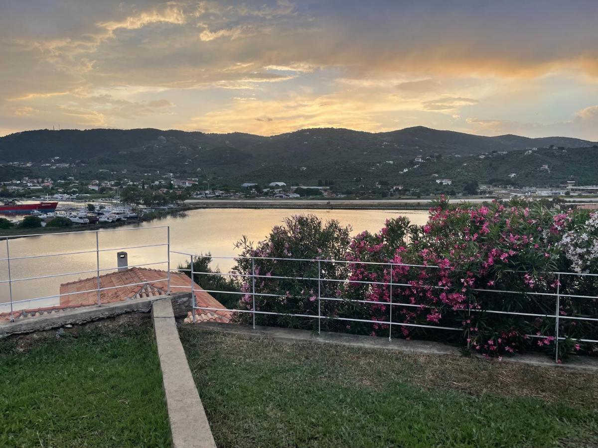Skiathos Seaview Villa With Pool Punta Екстер'єр фото